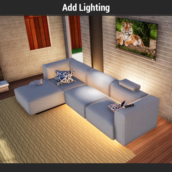 Add Lighting in Interior Design