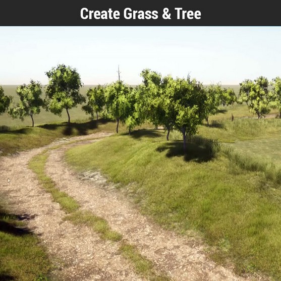 Create Grass & Tree