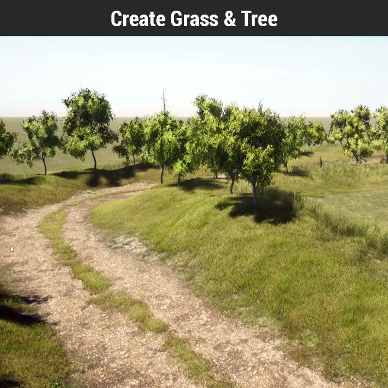 Create Grass & Tree Create Grass & Tree